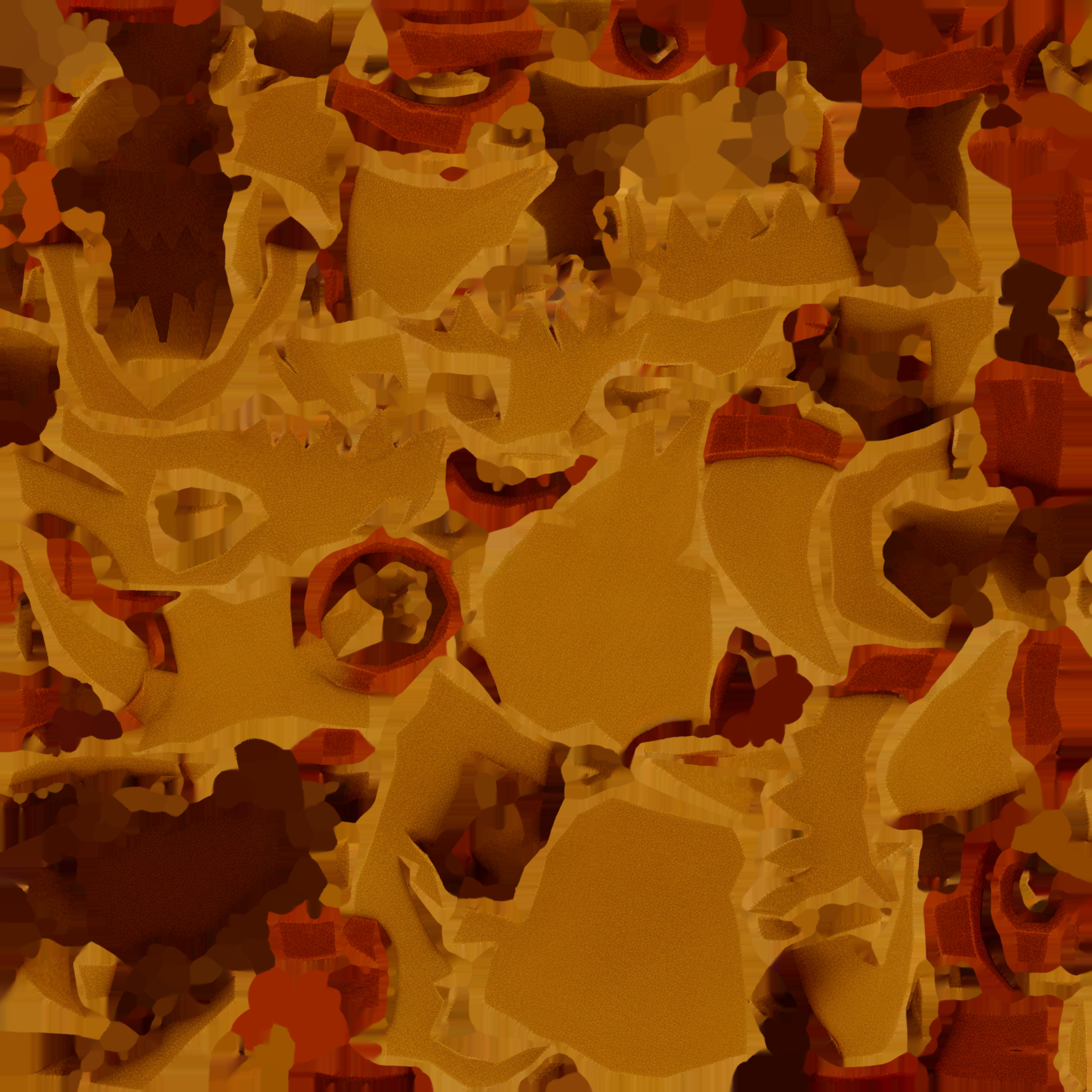 Primal Beast Weapons Pack Stylized Bone Themed RPG Weapon Set 3D model_22