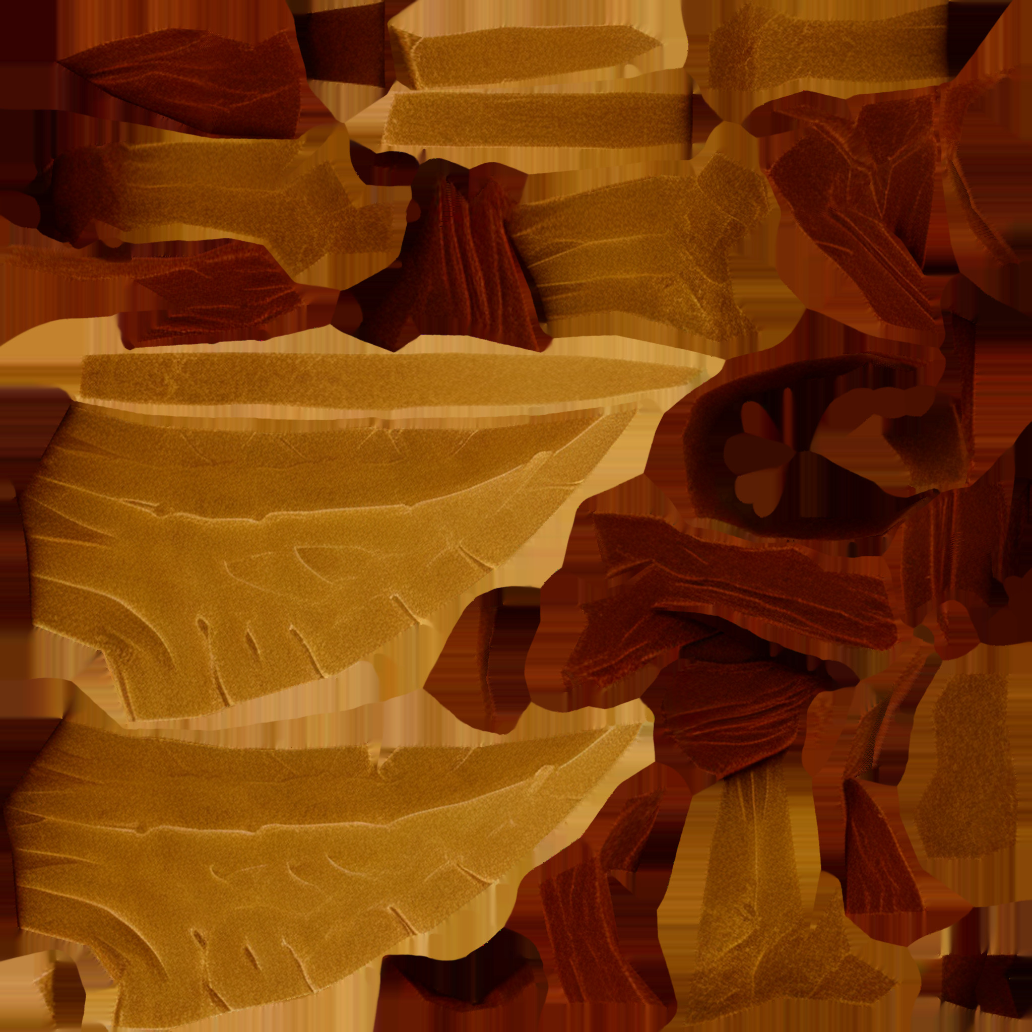 Primal Beast Weapons Pack Stylized Bone Themed RPG Weapon Set 3D model_20