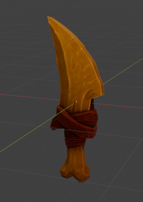 Primal Beast Weapons Pack Stylized Bone Themed RPG Weapon Set 3D model_10