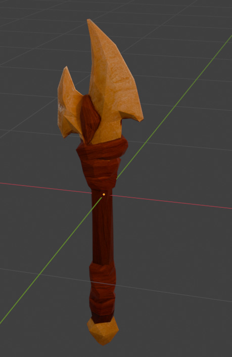 Primal Beast Weapons Pack Stylized Bone Themed RPG Weapon Set 3D model_14