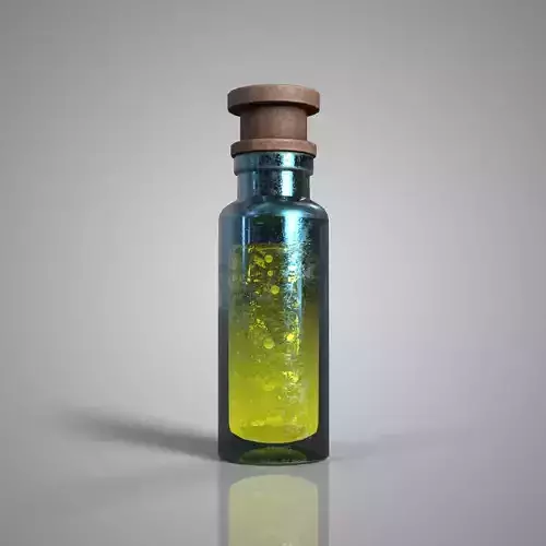 Fantasy Energy Potion Game Ready 3D Asset PBR Low-poly 3D model