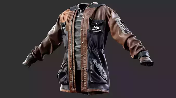 How to Create Leather jacket in Substance painter Texture
