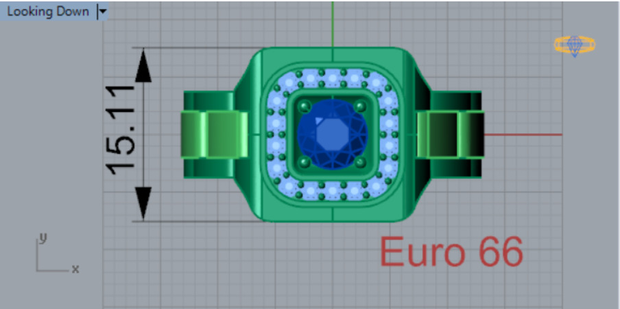 Luxury man Rolex design diamond ring model ror0020 3D print model_9