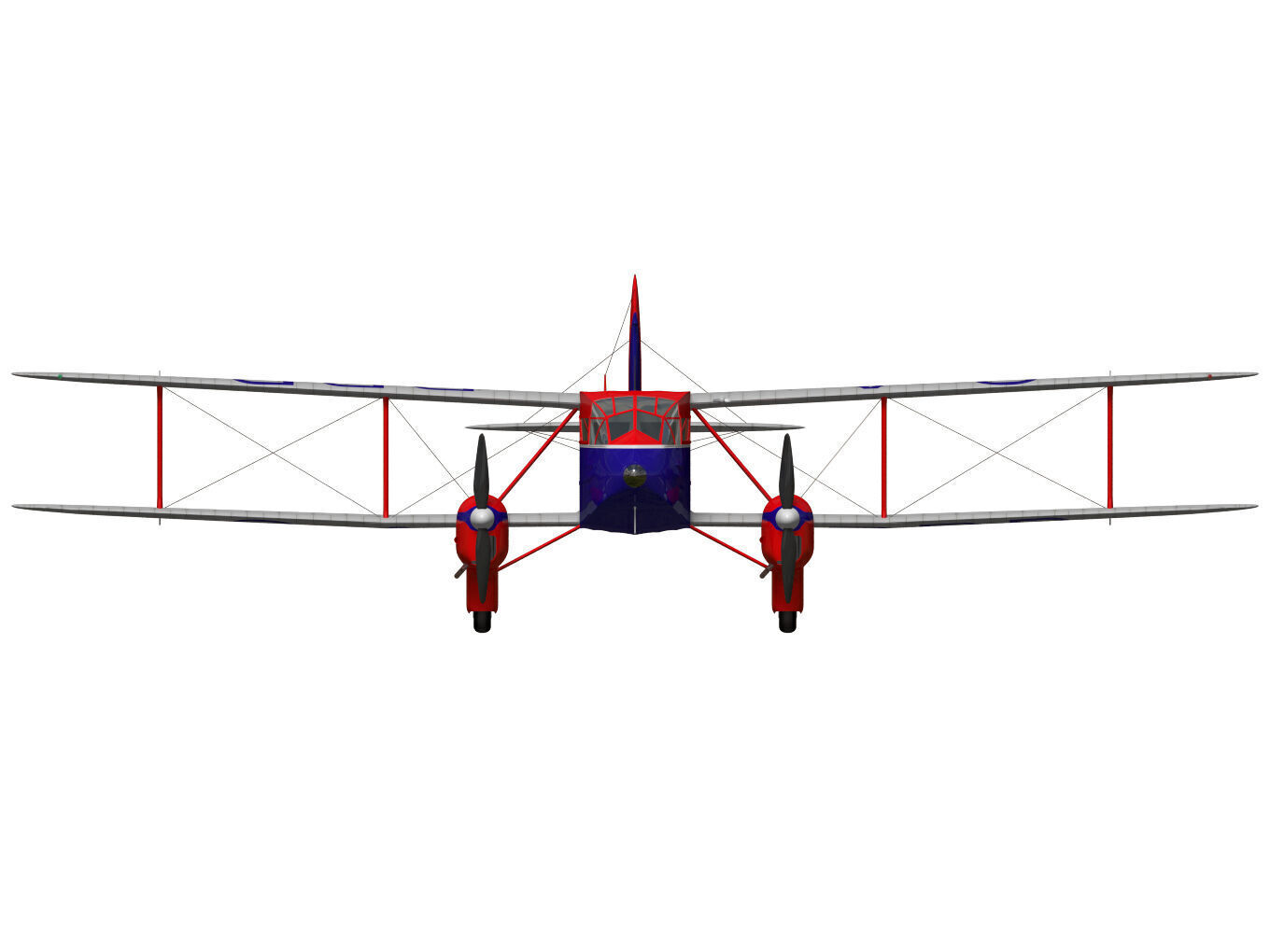 de Havilland DH89 Dragon Rapide 3D model_9