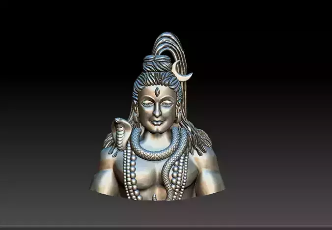 LORD SIVA PENDENT 3D print model
