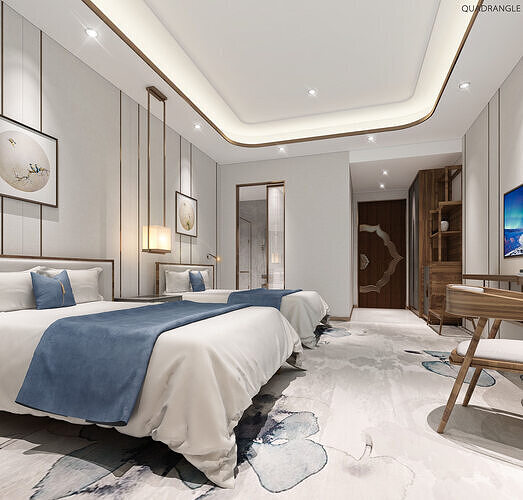 Hotel room   3D model