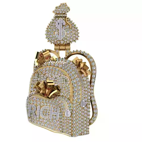 Money Bag  pendant 3D print model