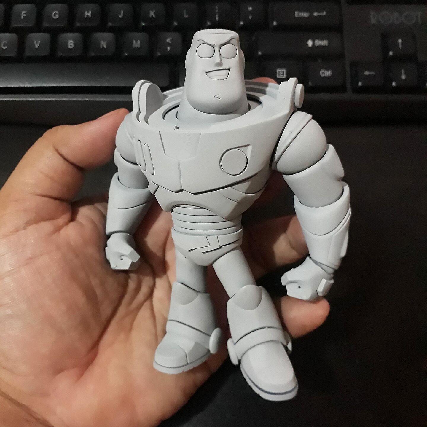 Chibi Buzz Lightyear 3D print model_1