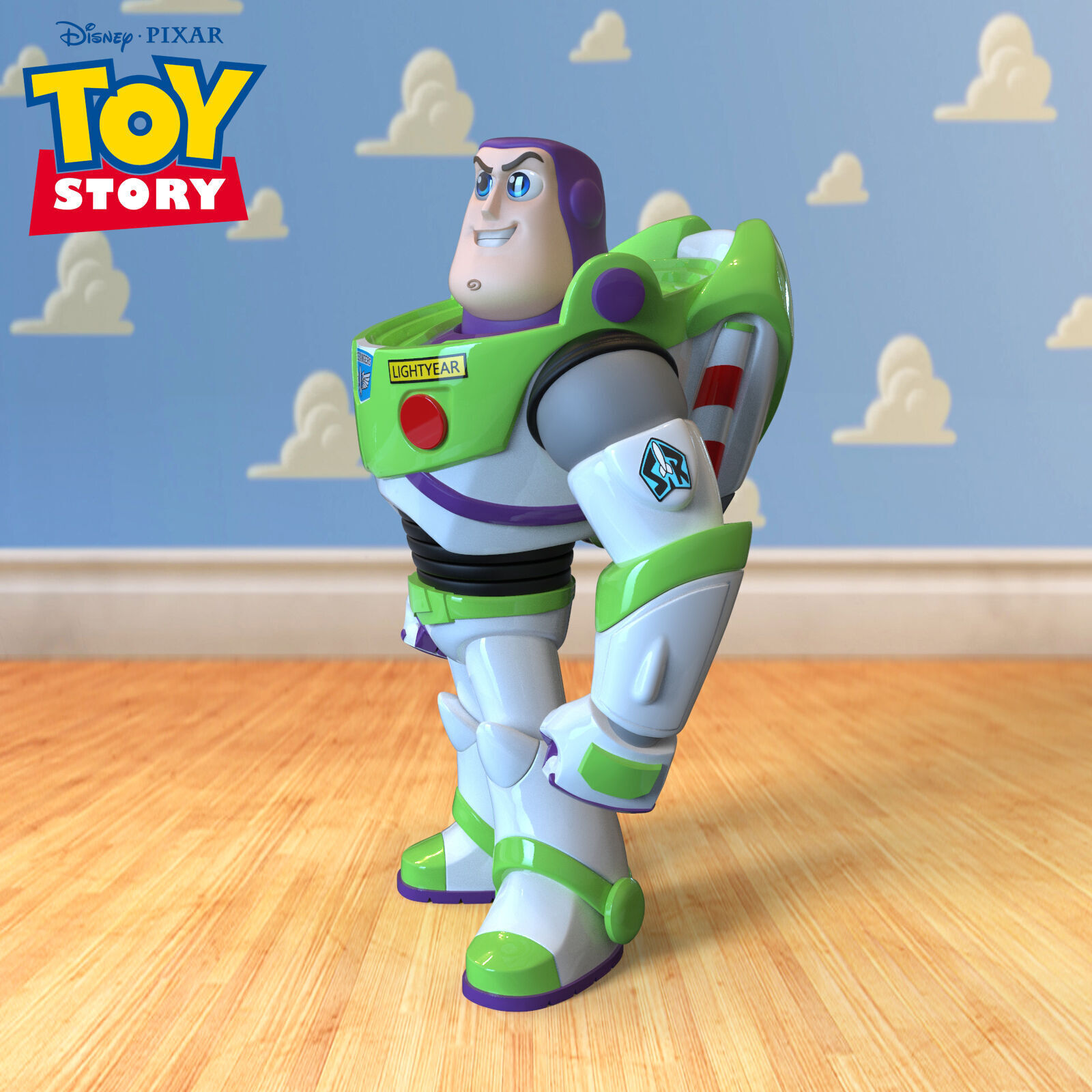 Chibi Buzz Lightyear 3D print model_2