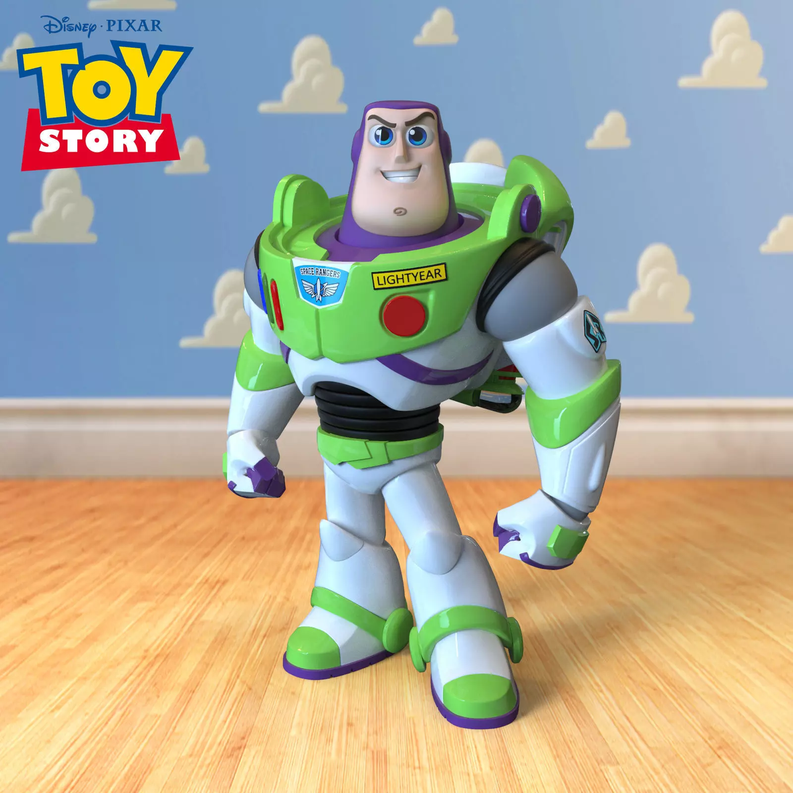 Chibi Buzz Lightyear 3D print model_0