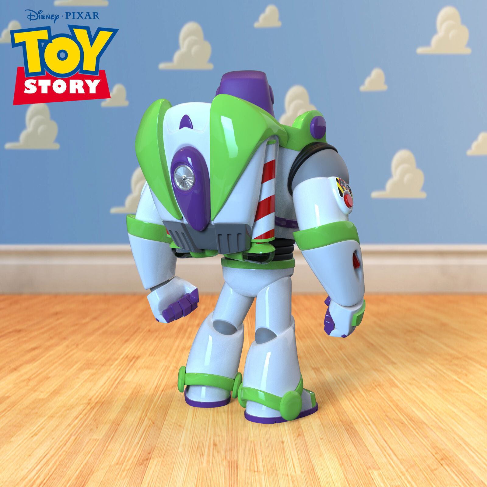 Chibi Buzz Lightyear 3D print model_4