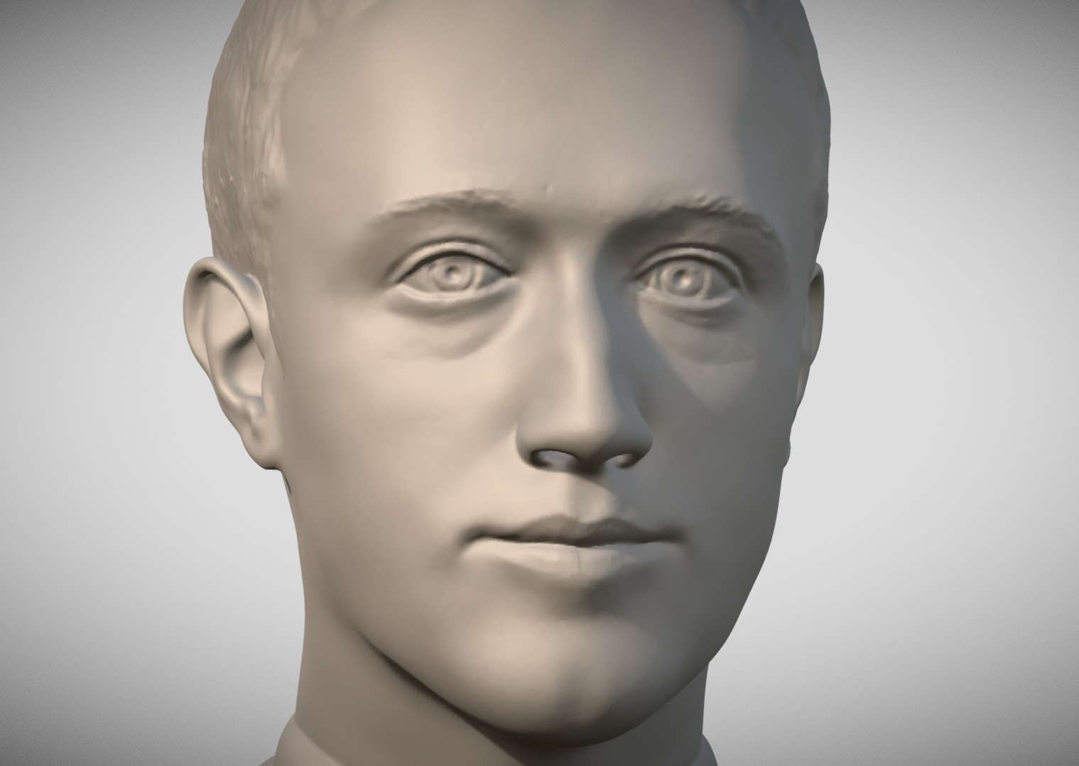 Mark Zuckerberg bust 3D print model_9