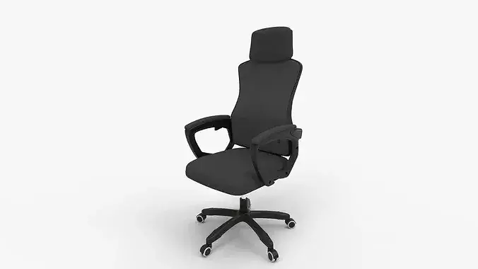 WAMIT Ergonomic Mesh Office Chair With Lumbar Support 3D model 7