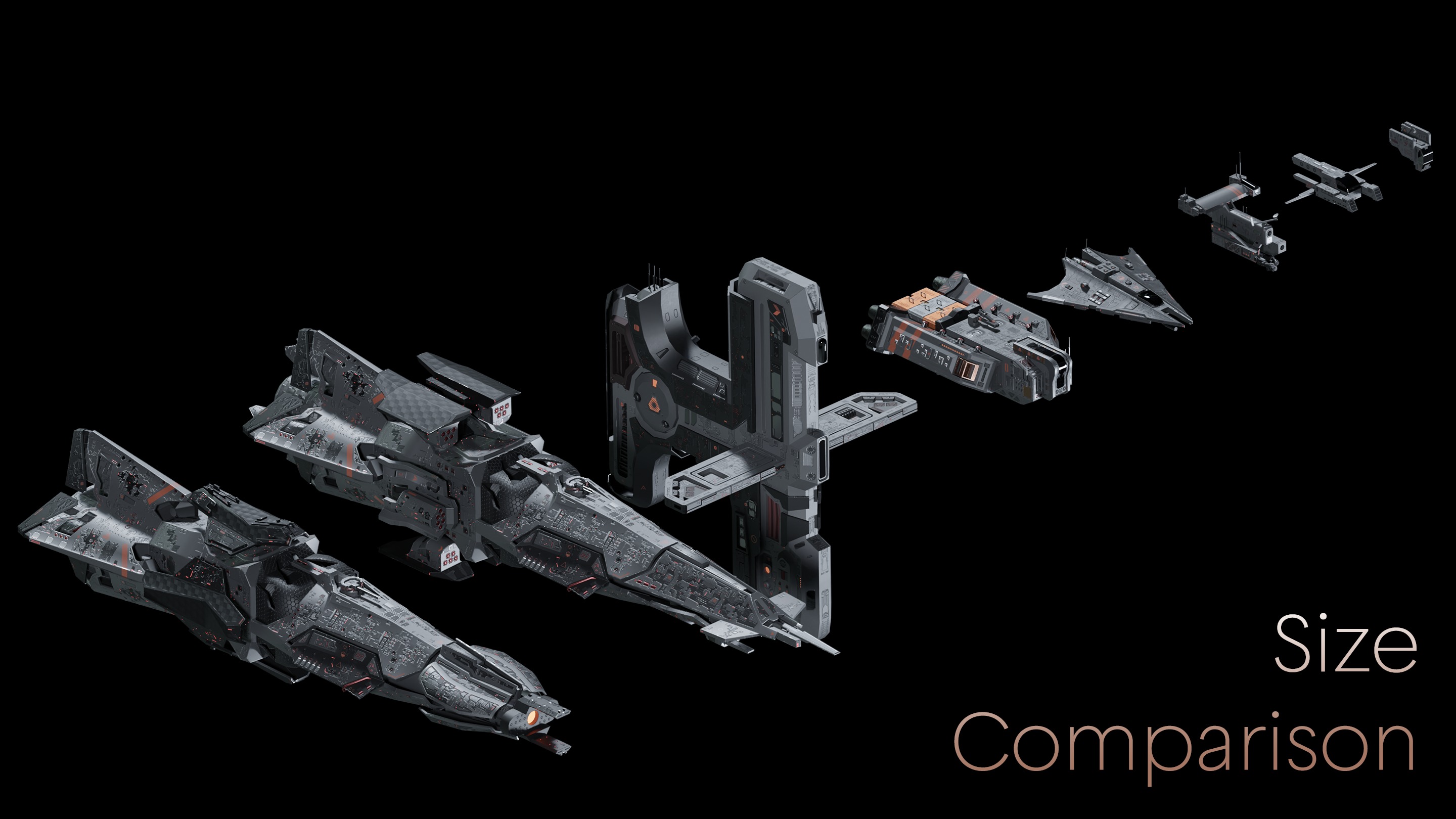 Humble space ships pack 3D Model Collection_4