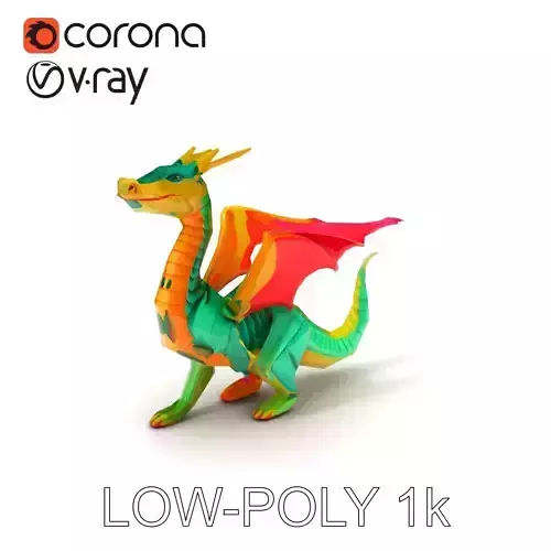 Colorful Fantasy Dragon Model Pack
