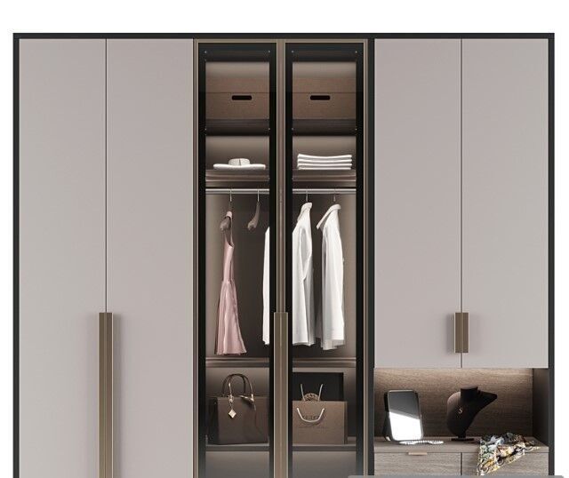 10 Wardrobe Set Combo Furniture for Interior Design 3D Models 3D model_18