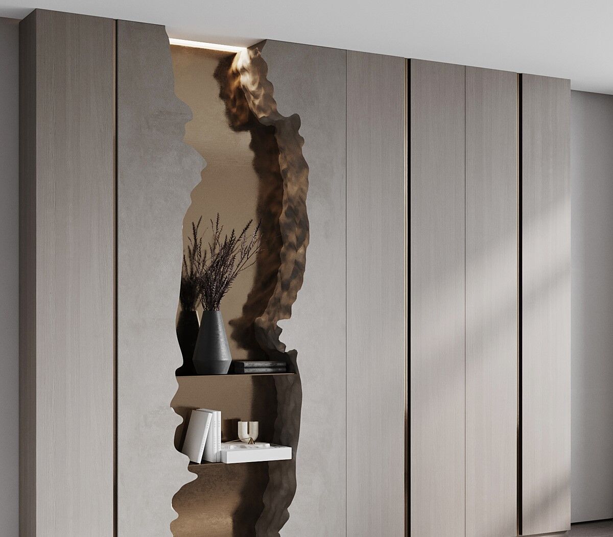 10 Wardrobe Set Combo Furniture for Interior Design 3D Models 3D model_4