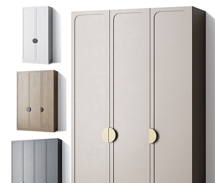 10 Wardrobe Set Combo Furniture for Interior Design 3D Models 3D model_19