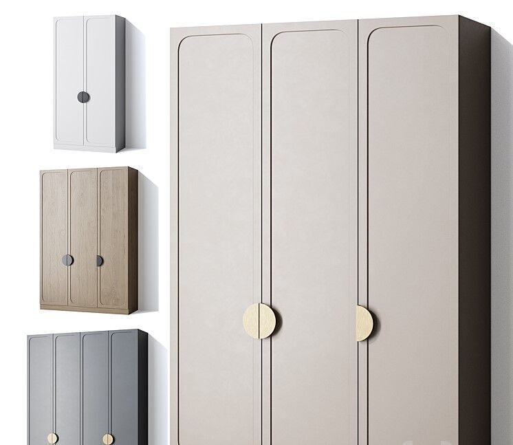 10 Wardrobe Set Combo Furniture for Interior Design 3D Models 3D model_21