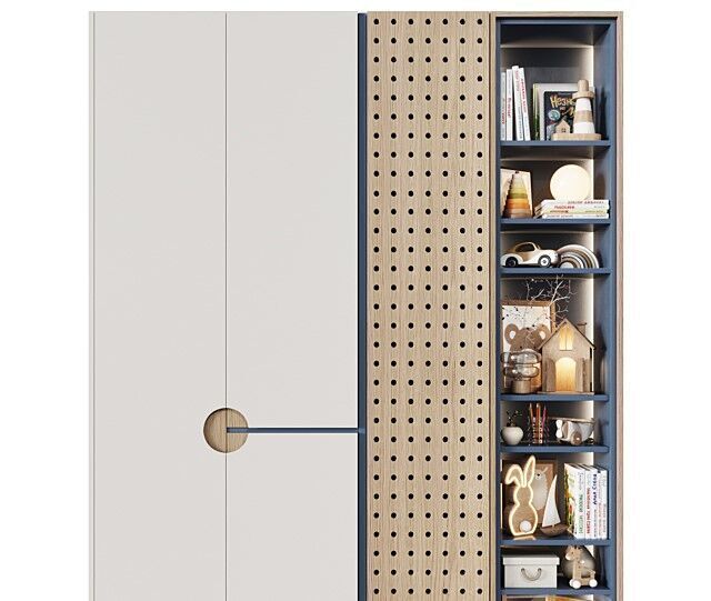 10 Wardrobe Set Combo Furniture for Interior Design 3D Models 3D model_11