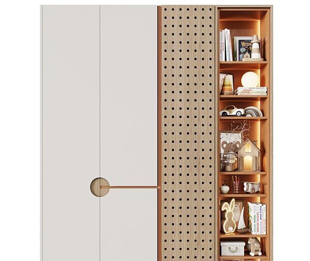 10 Wardrobe Set Combo Furniture for Interior Design 3D Models 3D model_12