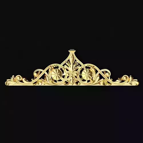 Central decor ornament for furniture