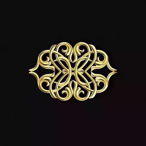 Central decor ornament for furniture