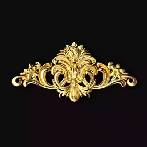 Central decor ornament for furniture