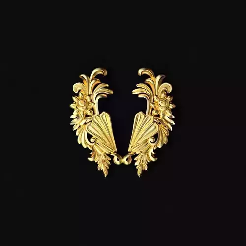 Central decor ornament for furniture