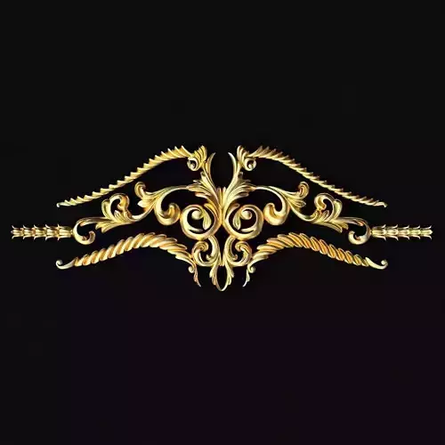 Central decor ornament for furniture