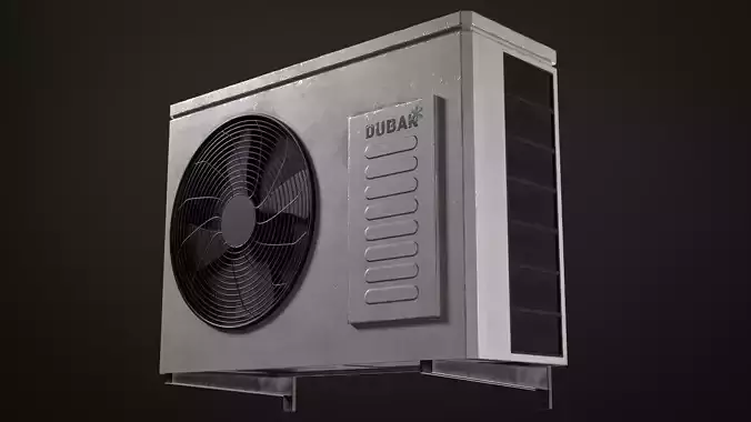 Air conditioner PBR Game Ready