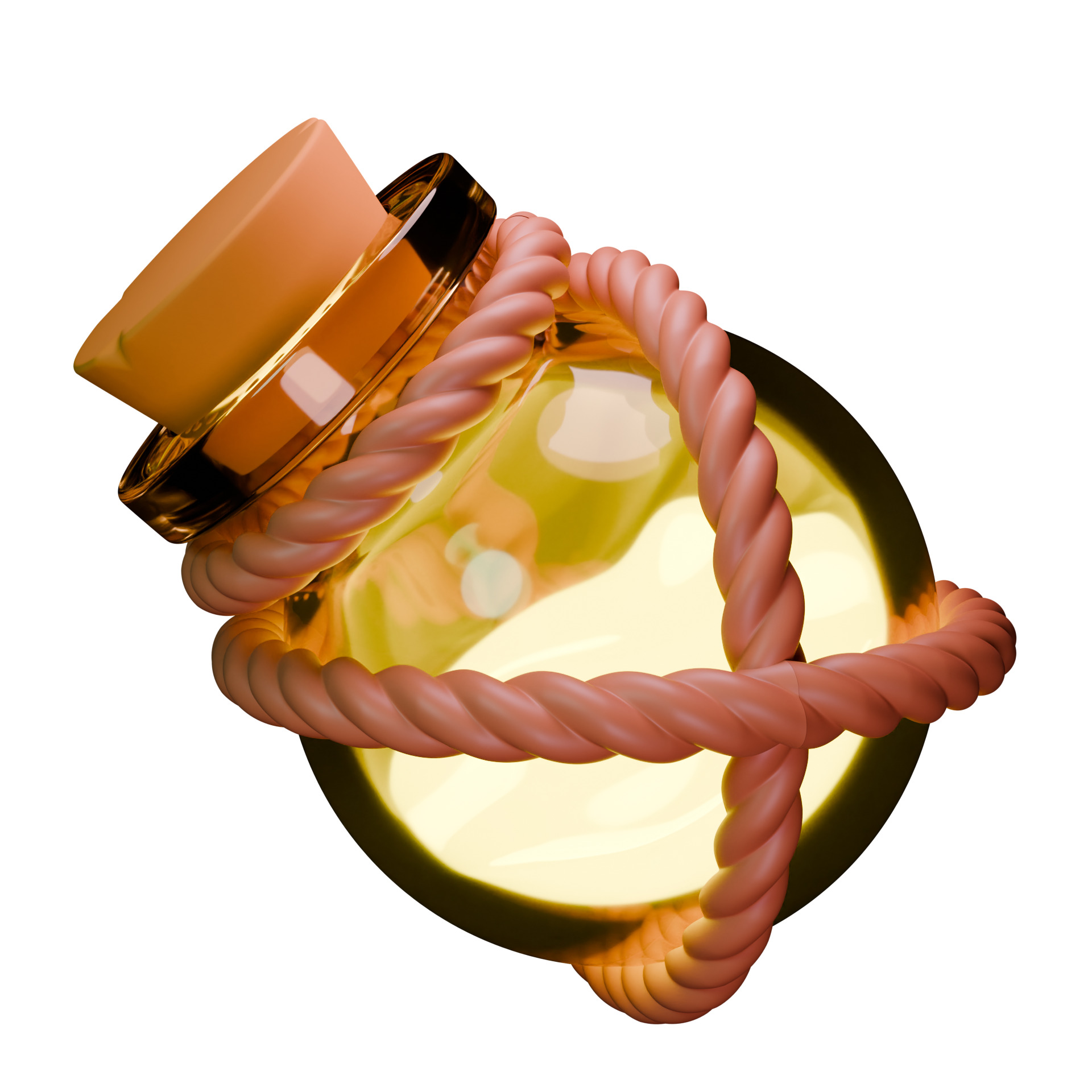Potion Bottle 3D model_3