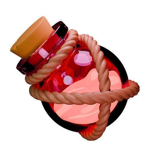 Potion Bottle 3D model