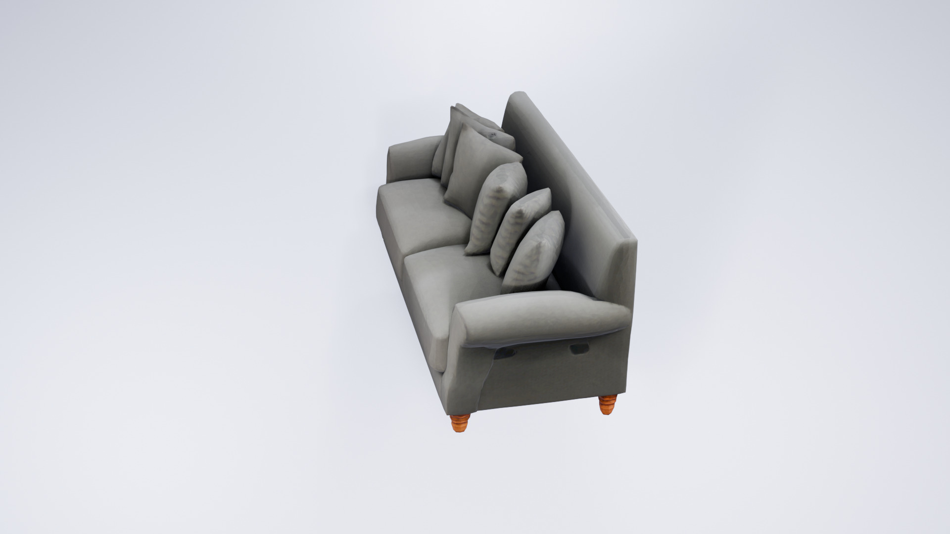 Low Poly Standard Sofa - Static Model 3D model_4
