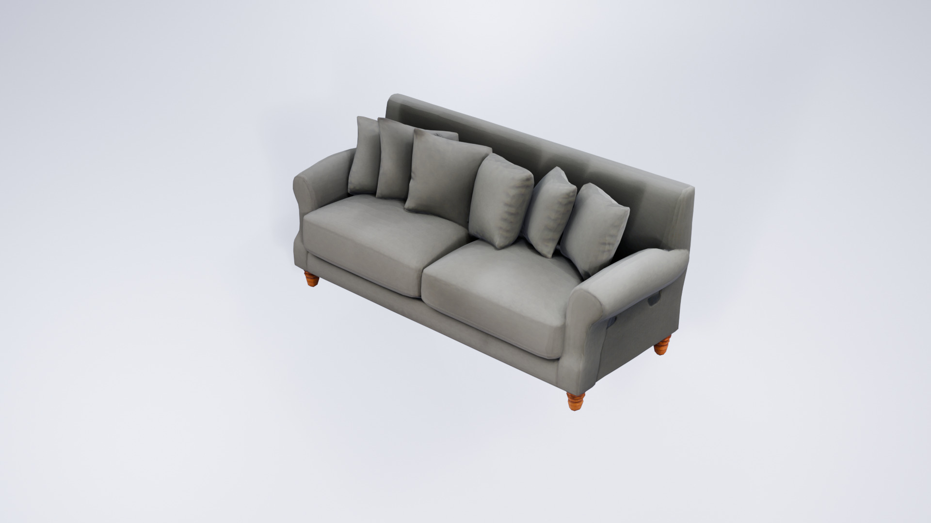 Low Poly Standard Sofa - Static Model 3D model_6