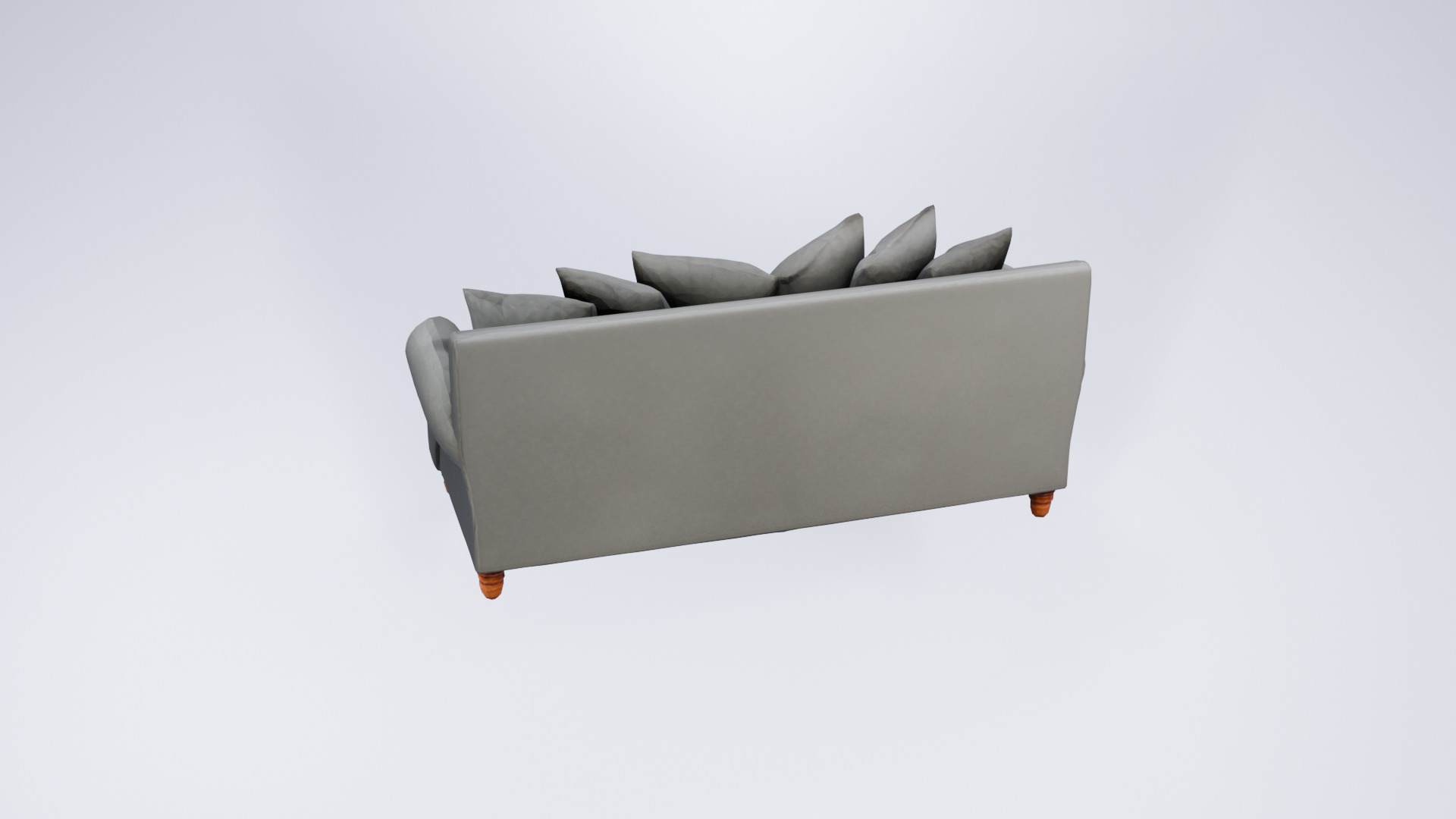 Low Poly Standard Sofa - Static Model 3D model_3