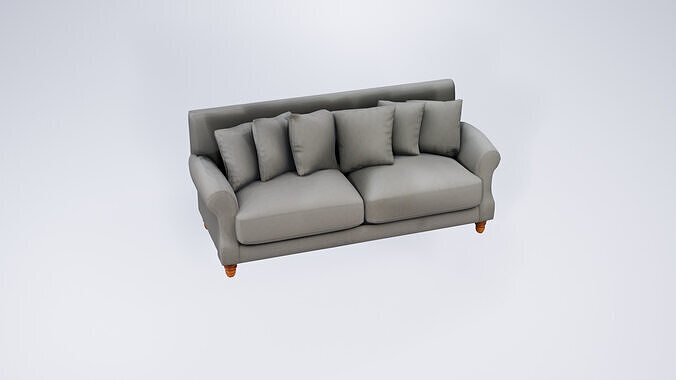Low Poly Standard Sofa - Static Model 3D model