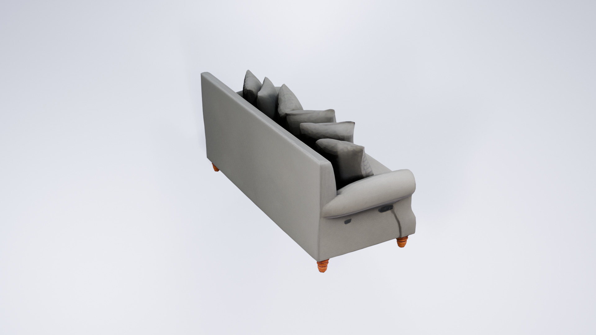 Low Poly Standard Sofa - Static Model 3D model_5