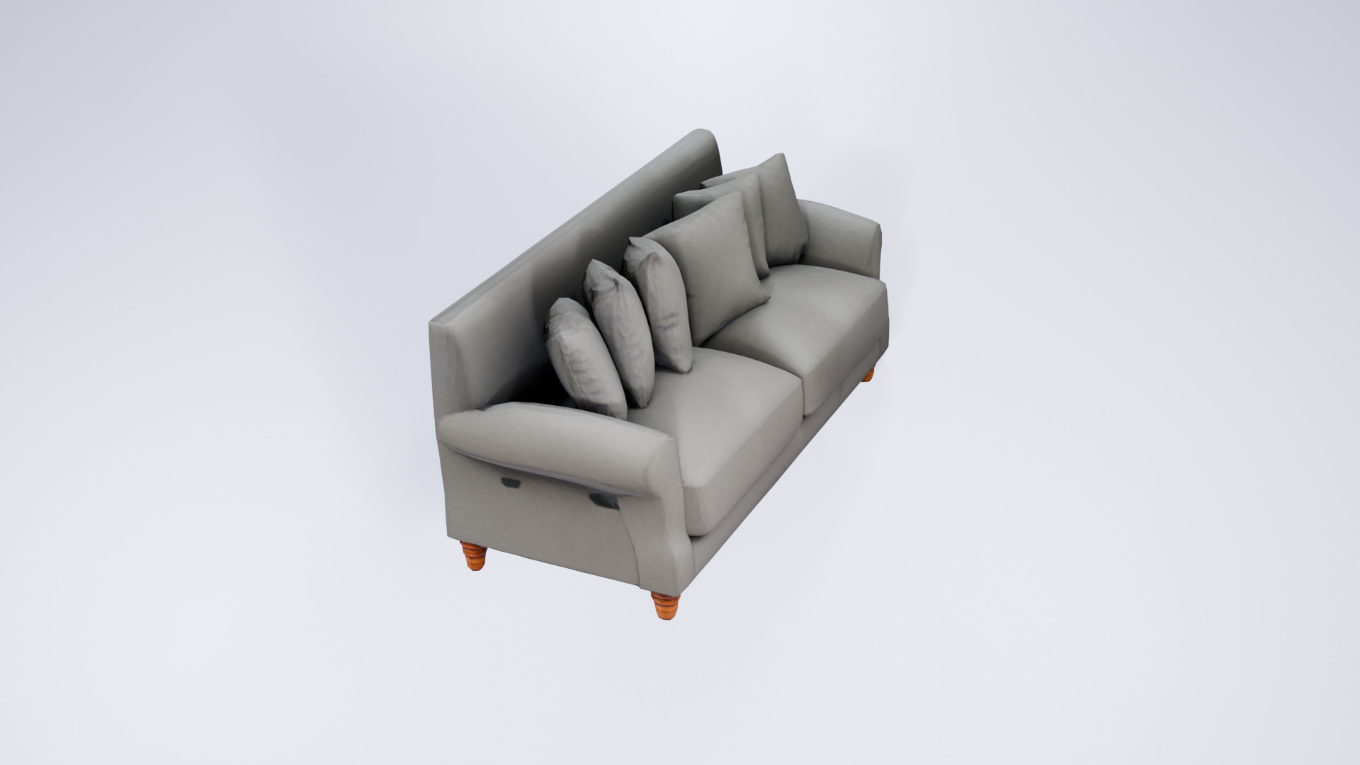 Low Poly Standard Sofa - Static Model 3D model_1