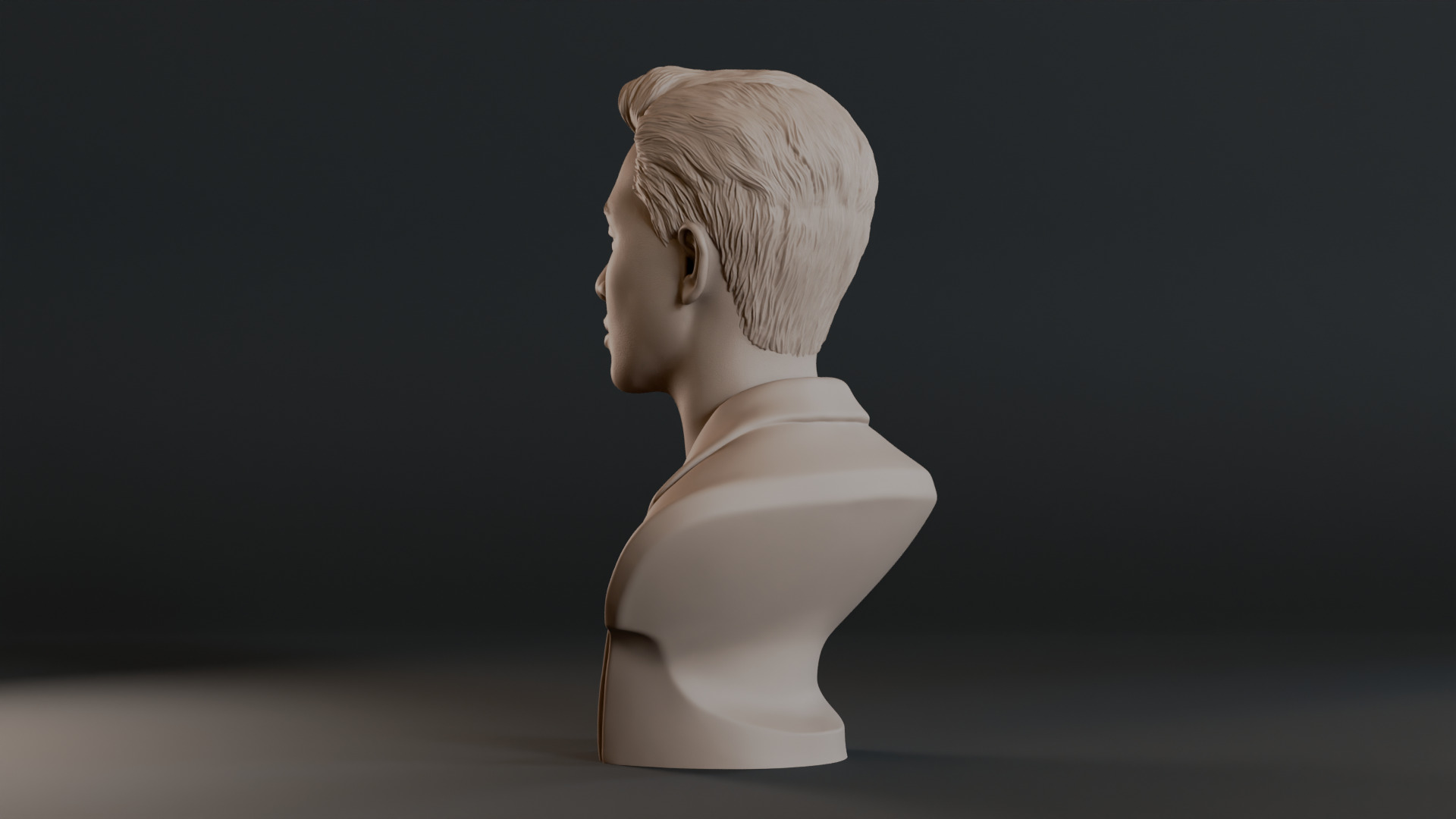 Park Seo Joon Bust Sculpture 3D print model_9