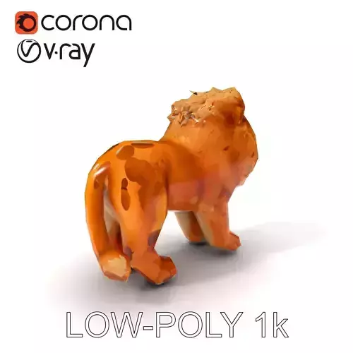 Lion Plush Toy D Model Pack