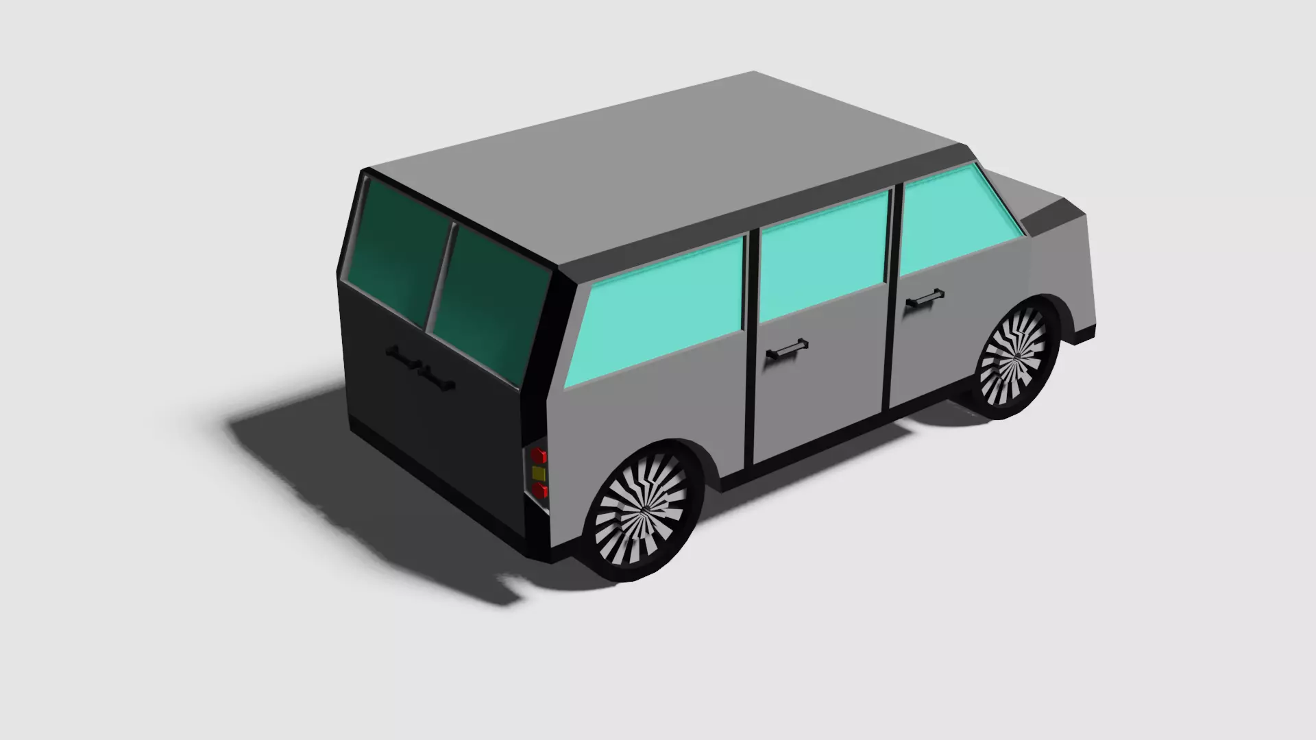 Futuristic pickup Free 3D model