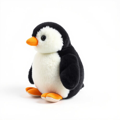Penguin Plush Toy D Model Pack Low-poly 3D model