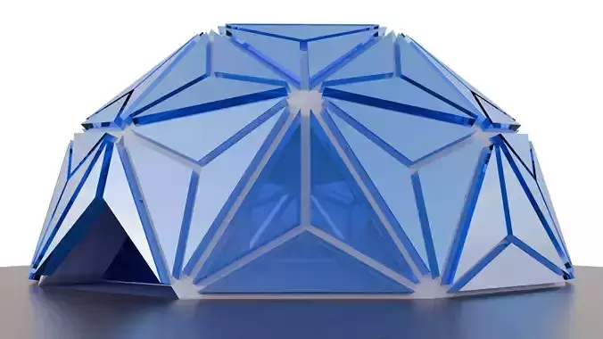 Glass Pyramid Glass Office