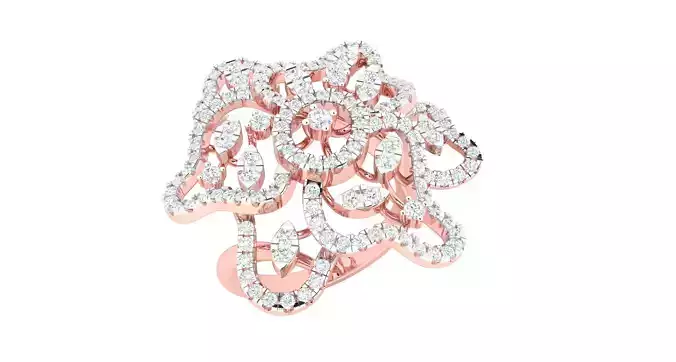 Women Ring  Render 3dm STL OBJ FBX Details