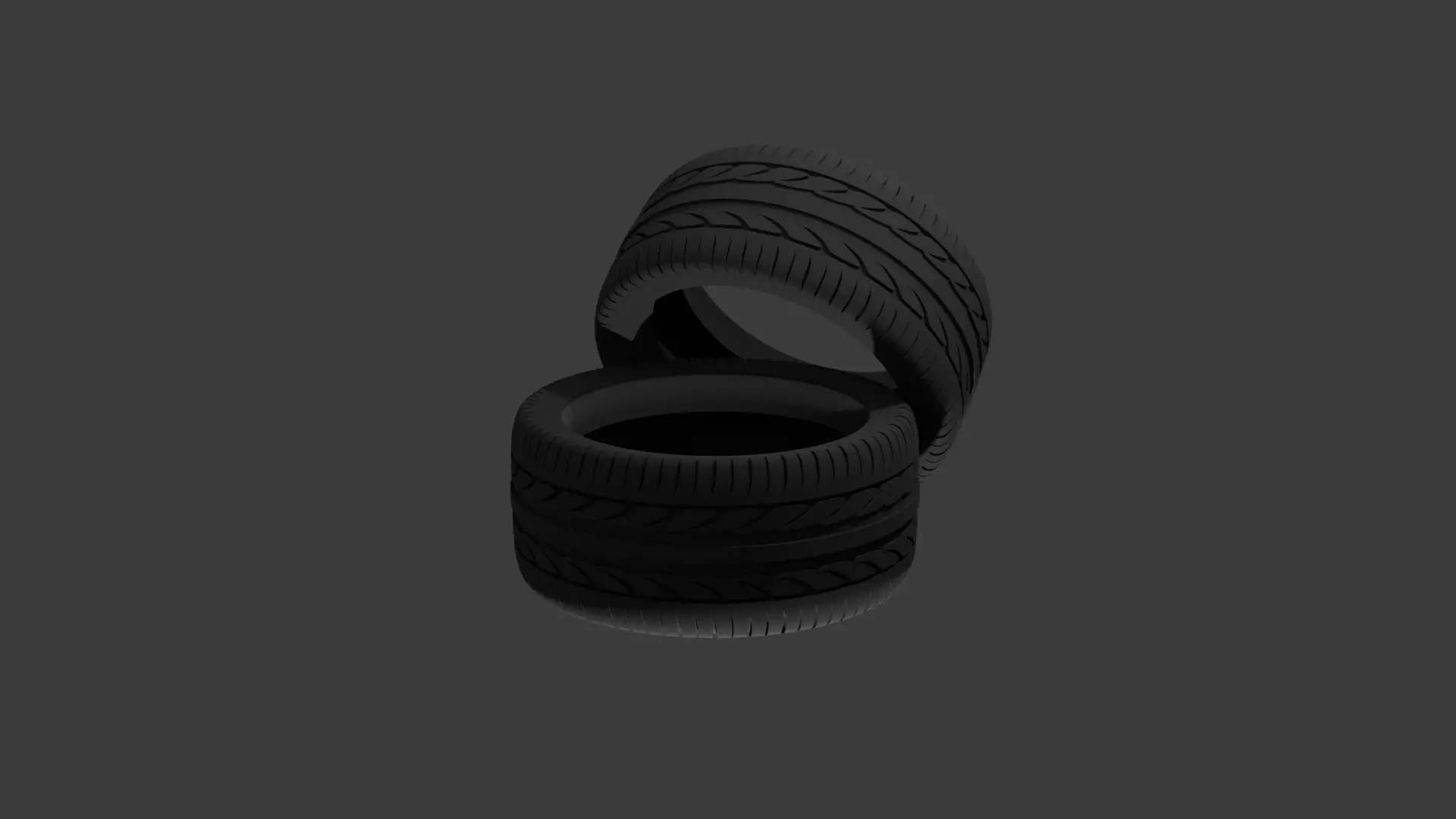Falken Car Tire Model  Low-poly 3D model_0