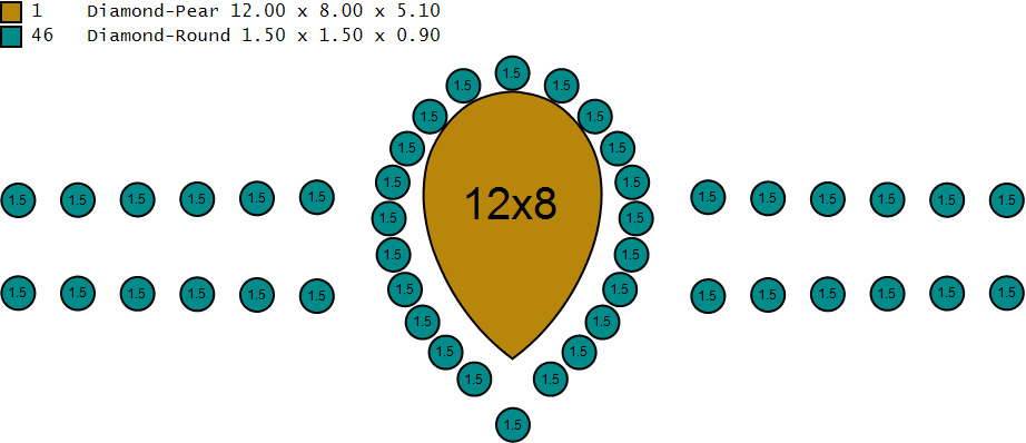 Solitaire Wedding Engagement Women Ring 3D print model 3D print model_2
