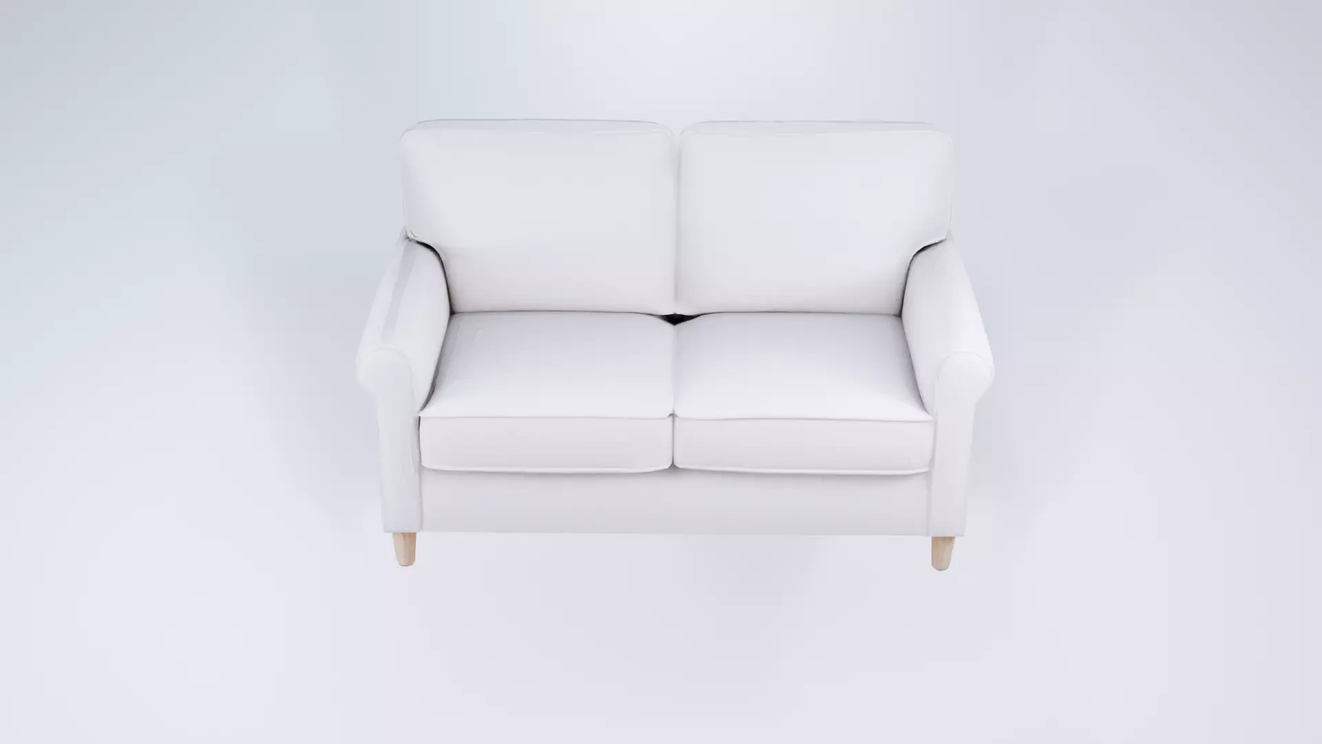 High-Quality Low Poly Sofa - Refined Model 3D model_0