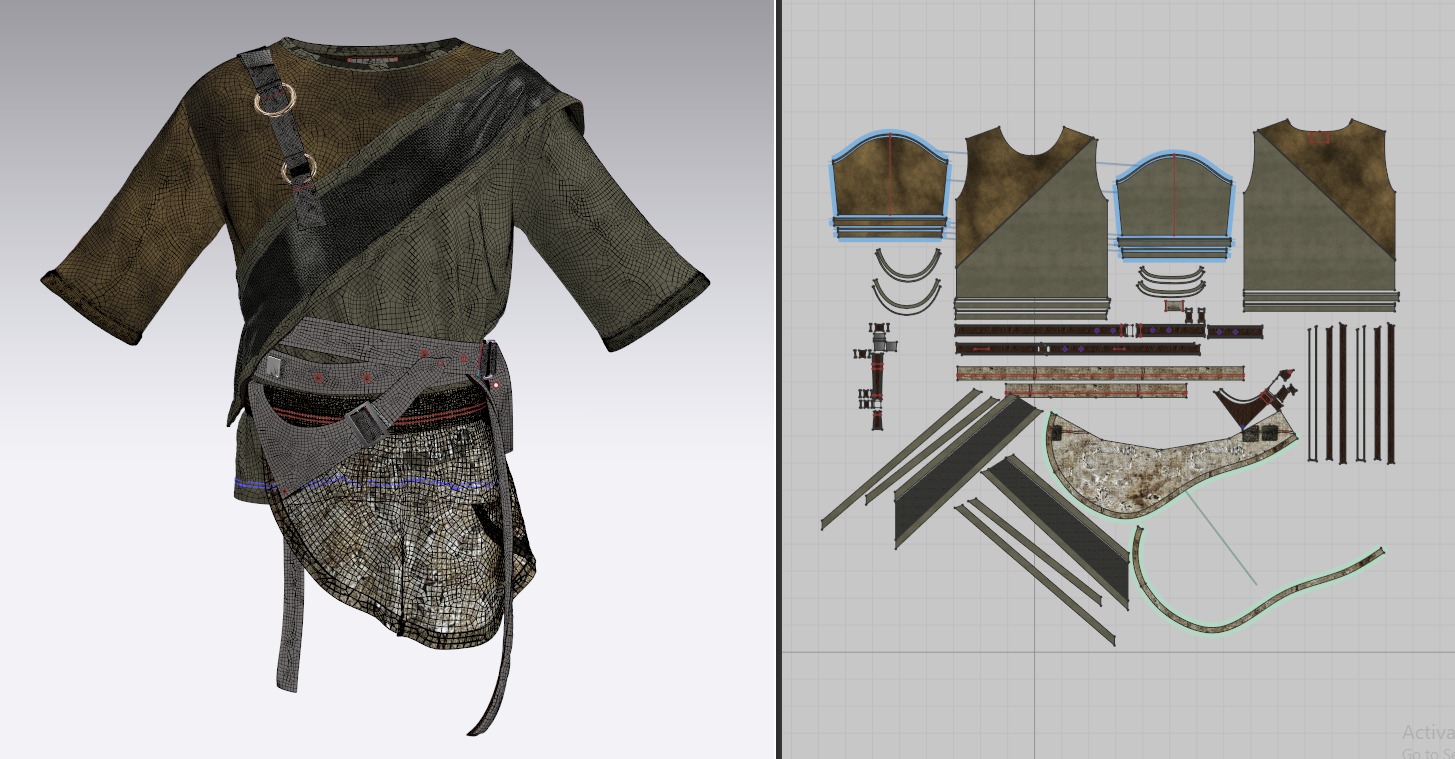 T-shirt 3D Model Collection_3