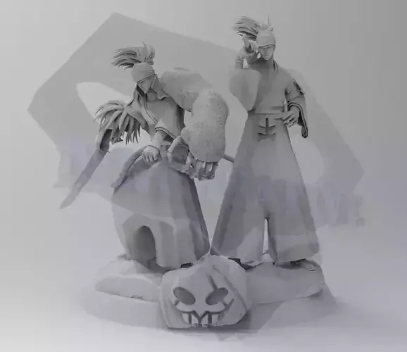 Renji Diorama - BLEACH 3D print model